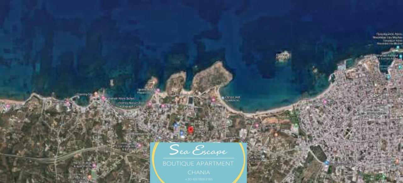 New Sea Escape Boutique Apt-Agii Aposto Li Beach Chania  Luaran gambar